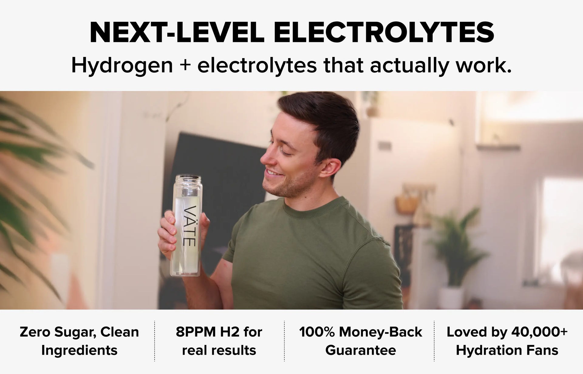 VÄTE Hydrogen Electrolyte Drink Mix
