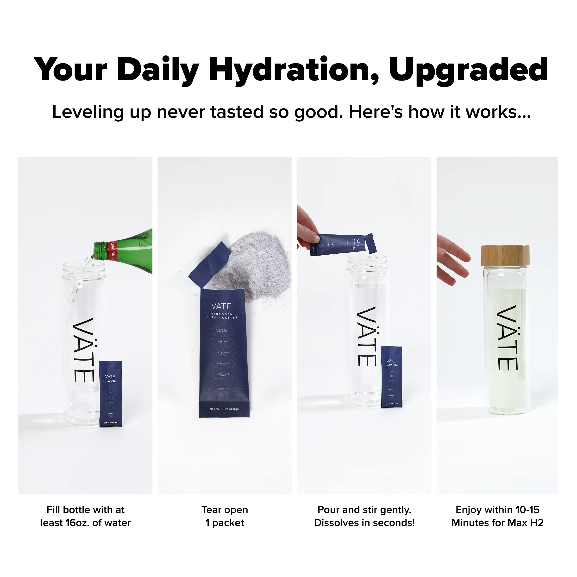 VÄTE Hydrogen Electrolyte Drink Mix