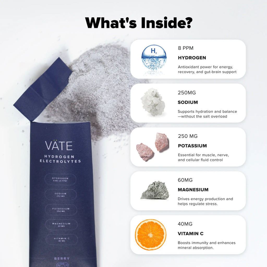 VÄTE Hydrogen Electrolyte Drink Mix